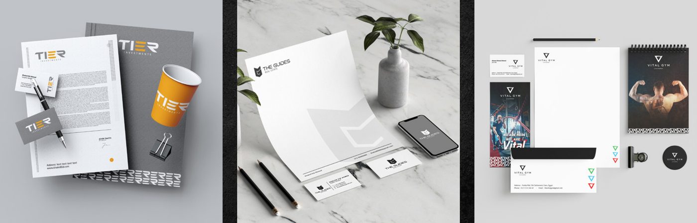 TIER logo and stationery