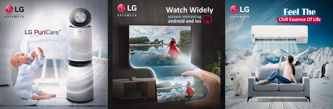 LG Katameya social media posts