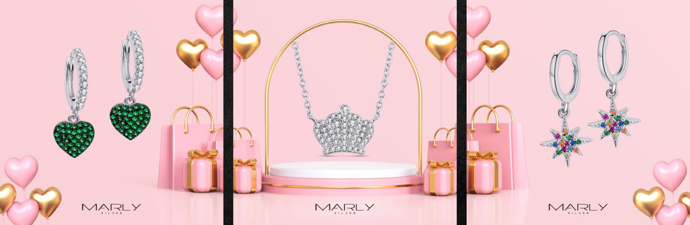 Marly silver jewellery posts